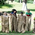 thumbnail image 5 of 60x100CM Potato Sack Game Bag Burlap Bag Outdoor Lawn Game Kids Adults Bbq Family Party Burlap Bag, 5 of 5
