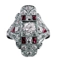 thumbnail image 1 of pstuiky Rings Pattern Hollow Rings, Exaggerated Ladies Pattern Hollow Hand Decorated Jewelry, 1 of 1