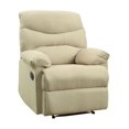 thumbnail image 2 of Fauteuil inclinable Arcadia d'ACME, microfibre beige, 2 of 2