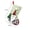 Green, variant on Yangka Christmas Decoration Rustic Burlap Embroidered Stocking With 3D Santa Reindeer Applique And Plaid Cuff For Fireplace Mantel Holiday Party Decor,Sky Blue