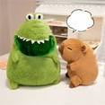 thumbnail image 6 of 2Pcs Capybara Plushies Toy, Kawaii Dinosaur Capybara Stuffed Animals Plush Pillows, Gifts for Teens & Women, 6 of 8