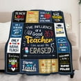 thumbnail image 3 of 1pc Teacher Gifts For Women Man, Teacher Appreciation Gifts, Gifts For Teacher From Student, Best Teacher Gifts For Teacher'S Day Christmas, Retirement, Teacher Throw Blanket Gifts, 3 of 5