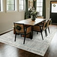thumbnail image 7 of Washable Area Rugs 6x9 for Living Room Soft Modern Abstract Low Pile Floor Carpet for Bedroom Dining Room Home Office, Non-Shedding(Blue/Gray), 7 of 7
