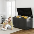 thumbnail image 5 of 230 gal Black Resin Outdoor Storage Deck Box - Waterproof, Lockable Lid & Handles for Patio Furniture, Garden Tools, 5 of 6