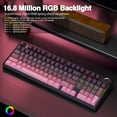 thumbnail image 4 of Teclado mecánico inalámbrico AULA F99 Pro con retroiluminación RGB, 4 of 8