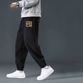 thumbnail image 2 of Pantalones casuales punk para hombre, pantalones harén holgados de otoño e invierno para hombre, ropa de pana suelta, ropa de calle de bajo precio, estilo vintage Y2k, 2 of 5
