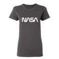 thumbnail image 1 of NASA Official Worm Logo Sarcastic Novelty Gift Idea Adult Humor Funny Women's Casual Tees, 1 of 3