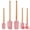 Pink, variant on Unique Bargains 5Pcs Heat-Resistant Cooking Utensils Kitchen Spatula Set White
