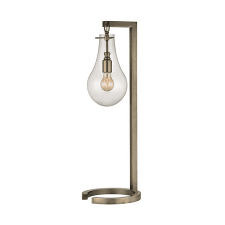 - Table Lamps 1 Light With Antique Brass Metal and Glass Medium Base 29 inch 60 Watts