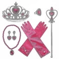 thumbnail image 1 of KidsElsaFrozen6pcCosplayAccessorySetGlovesCrownMagicWandJewelleryMengying, 1 of 4