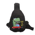 thumbnail image 4 of Bolso Bandolera Bolsa bandolera de nailon para hombre y mujer pequeña para teléfono con cremallera en el hombro y estilo Hip Hop callejero Sywqhk Para Estrenar, 4 of 7
