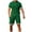 Green, variant on Stamzod Mens Matching Shirt and Shorts 2 Piece Summer Solid Color Short Sleeve T Shirts and Shorts Casual Plus Size Workout Running Track Suits Mens Clothes Green M