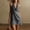 01 Gray, variant on Women's Cowl Neck Halterneck Slip On Backless Satin Mini Dress Silky Party Club Bodycon Dresses