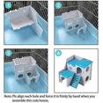 thumbnail image 3 of Casa de madera para hámster, cabaña escondida de Animal PEQUEÑO equipada con escalera, cabaña de dos pisos para hámster, 3 of 5