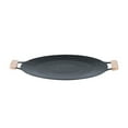 thumbnail image 2 of Opvise Versatile Cast Iron Grill Pan with Removable Legs - Large Non-Stick Barbecue Tray for Stove, Campfire, Outdoor Cooking, Even Heat Distribution, Durable & Easy Clean (Multiple Sizes), 2 of 8