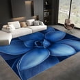 thumbnail image 1 of Area Rug 3x5 ft Machine Washable Area Rugs Floral Plant Agave Blue Rug for Living Room, Floor Cover Soft Foldable Rug, Non-Slip Carpet Accent Rug, Stain Resistant Low Pile Washable Rug, 1 of 1
