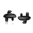 thumbnail image 3 of 2 piezas de clip interior negro para visera, MoreChioce 8U0857562A gancho de plástico para colgar visera compatible con A1 A3 A4L A5 A6, 3 of 5