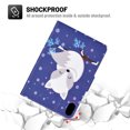 thumbnail image 6 of TECH CIRCLE iPad 10th Generation 10.9 inch Case 2022, Cute Pattern Slim Folio Protective with Auto Wake/Sleep Multiple Angles Stand Smart Wallet Cover for Apple iPad 10th Gen 2022, White Fox, 6 of 6
