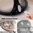 thumbnail image 2 of KFeng Bluetooth Electric Baby Swing with Remote - 4 Speeds,3 Positions,Music Speaker & Portable Design,Gray&Black, 2 of 9