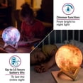 thumbnail image 2 of Lampara 3D Galaxy Moon de Mind-glowing - Cool Kids Galaxy Mo Mind-glowing Mind-glowing, 2 of 2