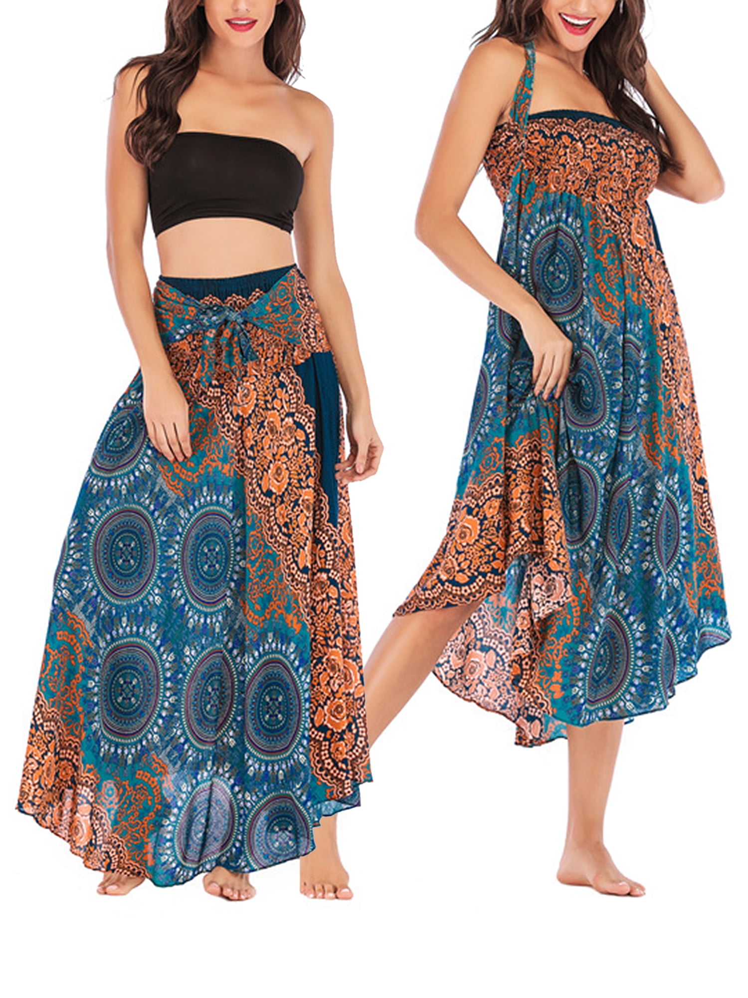 boho gypsy maxi skirt