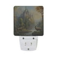 thumbnail image 2 of Deers in Magic Landscape Night Light LED Dusk to Dawn Auto Sensor Night Lamp Plug-in Nightlight for Bedroom Hallway Kitchen 2 PCs, 2 of 7
