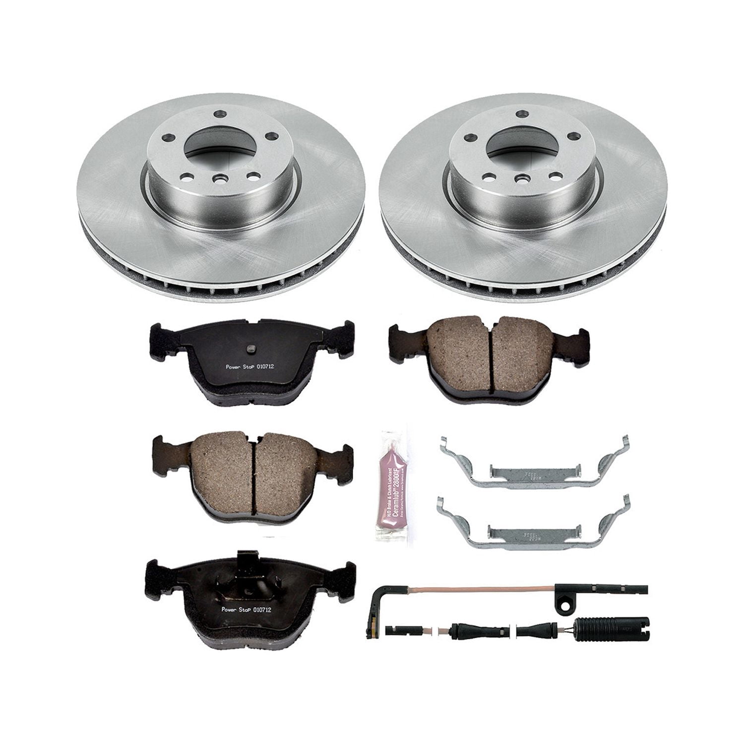 Power Stop Front Stock Replacement Brake Pad and Rotor Kit KOE944