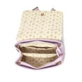 thumbnail image 4 of Like Dreams Women's Vegan Leather Adjustable Strap Jasmine Bowtie Easter Crossbody Bag, Lilac, 4 of 5