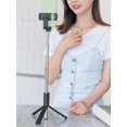thumbnail image 2 of 1pc Black Mini Selfie Stick Tripod With Phone Holder, 2 of 4