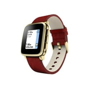Pebble Time Steel - Smart watch - display 1.25" - gold