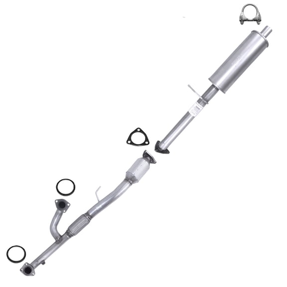 Northeastern Exhaust Catalytic & Resonator Fits 2013-2017 Honda Accord 3.5L - Direct Fit EPA-Approved | Stainless Steel Exhaust System Kit