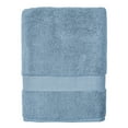 thumbnail image 4 of Better Homes & Gardens Signature Soft Solid Cotton 6 Piece Bath Towel Set,Blue Silver, 4 of 13