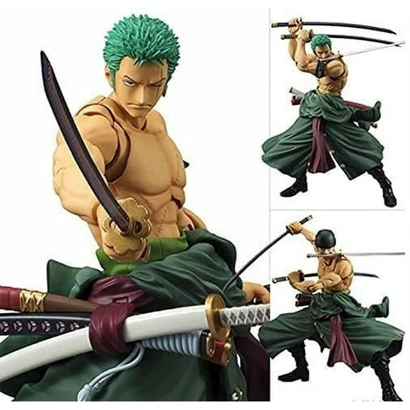 Figure Anime Figure Sauron Three Swords Zoro Statue Anime Statue Action Figure Collection Model,7inch