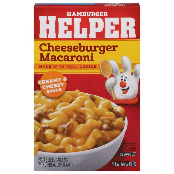 Pack of 4 Hamburger Helper Cheeseburger Macaroni - 6.6 oz - Package may vary
