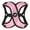 Pink, variant on Gooby Comfort X Step In Lite Harness - Black, Medium - Escape Free Dog Harness with Easy-Snap Buckles and Flexible Body Frame for Small Dog and Medium Dog