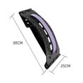 thumbnail image 3 of Back Stretcher Lumbar Back Stretcher Pain Relief Board Multi-Level Back Massager Lumbar Pain Relief-Purple, 3 of 5