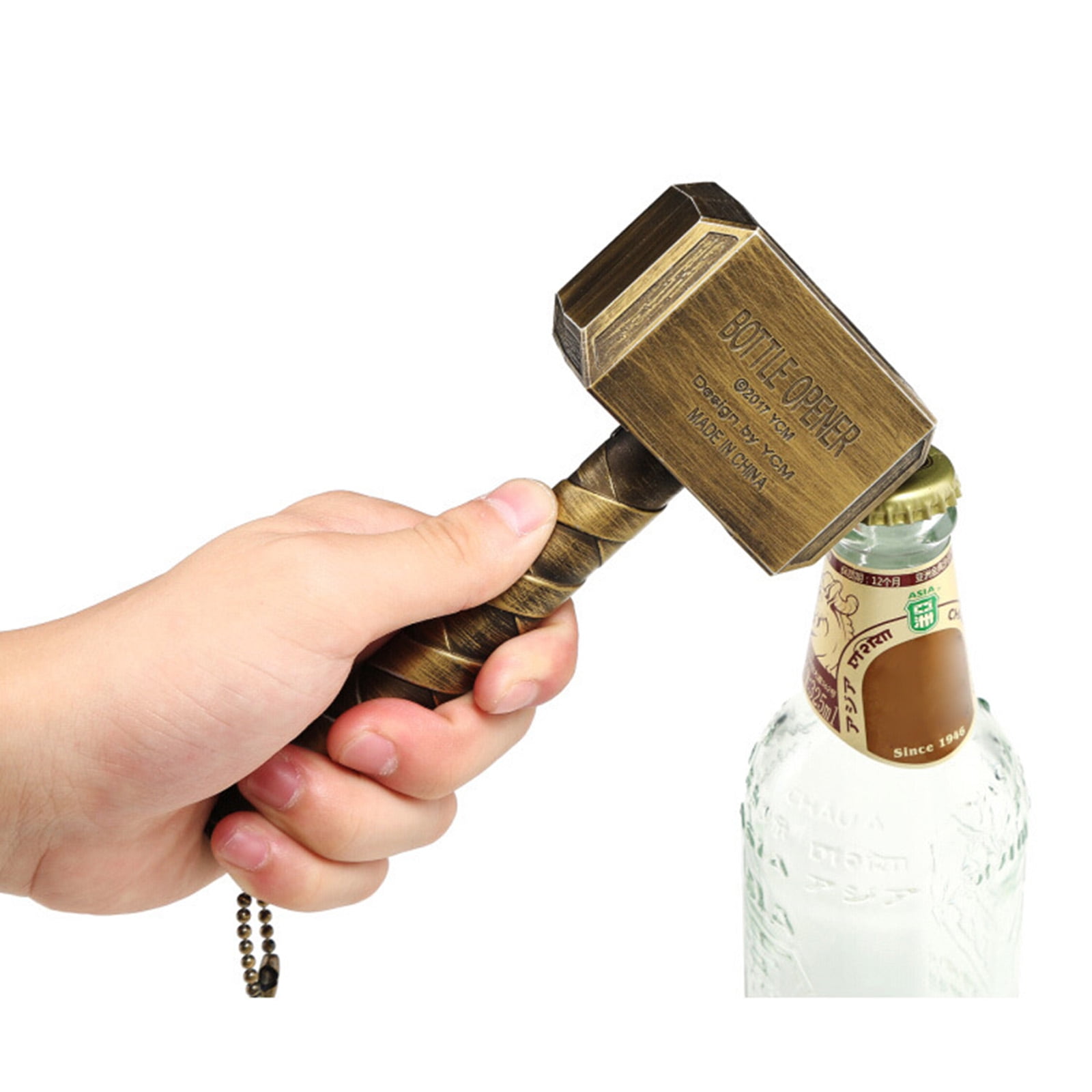 Magnetic Bottle Opener Thor Hammer Beer Iron Refrigerator Of Kitchen & Dining 