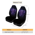 thumbnail image 2 of FOR U DESIGNS Elephant Boho Mandala Print Car Front Seat Covers Washable Driver Seat Cover with Backrest Scratch-Resistant Car Seat Protector Automotive Interior Accessories, 2 of 7