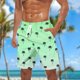 thumbnail image 2 of Pantalones Cortos Casuales para Hombre Imprimir con Bolsillos Pantalones de Playa de Cintura Elástica, Pantalones Cortos de Cintura Elástica para Hombre, 2 of 9