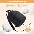 thumbnail image 4 of Mochila para portátil LOVEVOOK Puffer para mujer 15.6" negra, 4 of 7