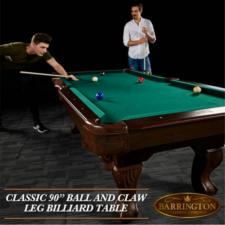 Barrington - Springdale 90" Billiard Table - Green/Brown