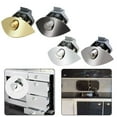 thumbnail image 5 of Half Moon Handle Caravan RV Cupboard/Drawer Zinc Alloy Push Lock Latch Knob, 5 of 5