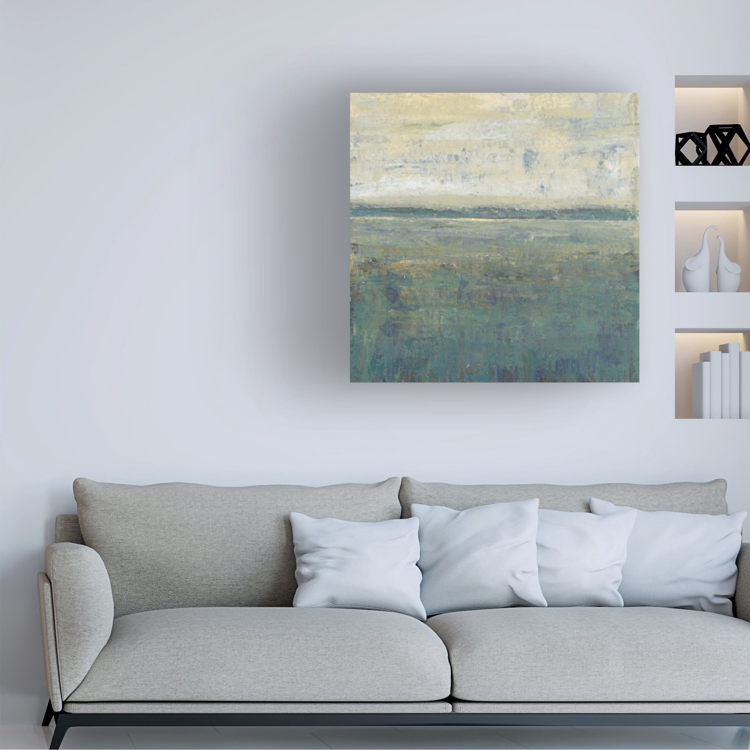 Tim OToole 'Sage Terrain II' Canvas Art