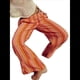thumbnail image 3 of Pantalones de Rayas para Mujer, Cintura Alta, Pierna , Algodón y , Moda Playera, Cintura Elástica, Pantalones Casuales Sueltos. Naranja L, 3 of 7