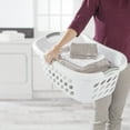 thumbnail image 4 of Sterilite 1.25 Bushel Ultra™ HipHold Laundry Basket White Set of 4, 4 of 6