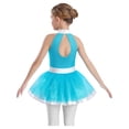 thumbnail image 2 of Haitryli Big Girls Shiny Sequin Ballet Leotard Tutu Dress Layered Tulle Skirt Gymnastics Dance Ballerina Outfit Blue 10, 2 of 7