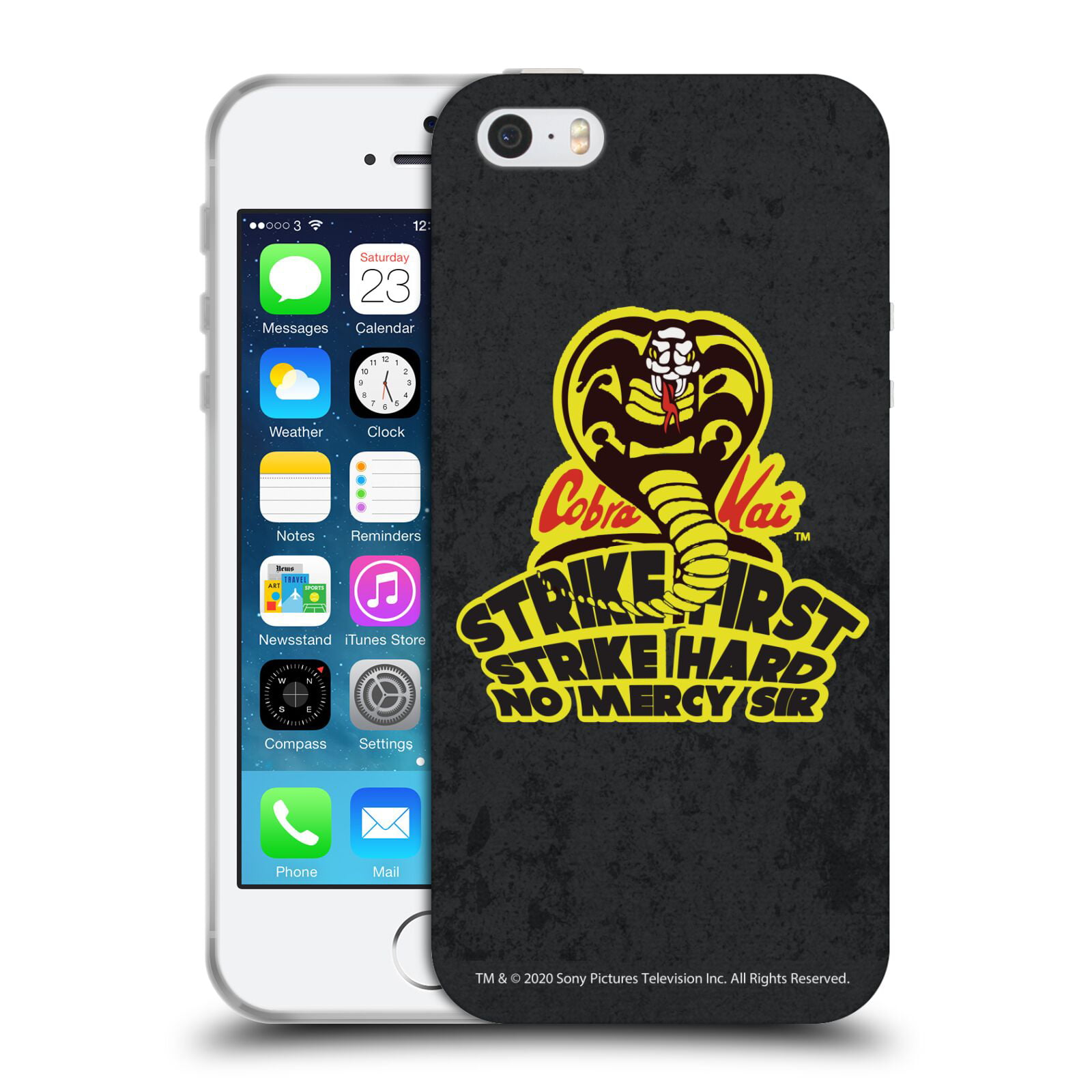 Zuidoost Goot Sta op Head Case Designs Officially Licensed Cobra Kai Graphics 2 Strike Hard Logo  Soft Gel Case Compatible with Apple iPhone 5 / 5s / iPhone SE 2016 -  Walmart.com