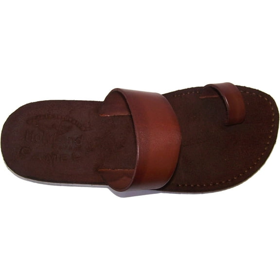 Holy Land Market Genuine Leather Suede Bottom Biblical Sandals (Jesus) Suede IV