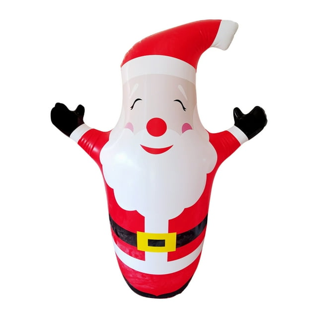 Fiudx Vaso Inflable de Muñeco de Nieve, Material de Pvc Duradero, Fácil de Guardar, Decoración para Interiores y Exteriores, Ideal para Fiestas Navideñas, Decoración de Jardín, Incluye 1 Muñeco de Ni