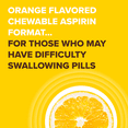 thumbnail image 5 of Bayer Low Dose Chewable 81mg Aspirin Tablets, Orange, 36 Count, 5 of 9